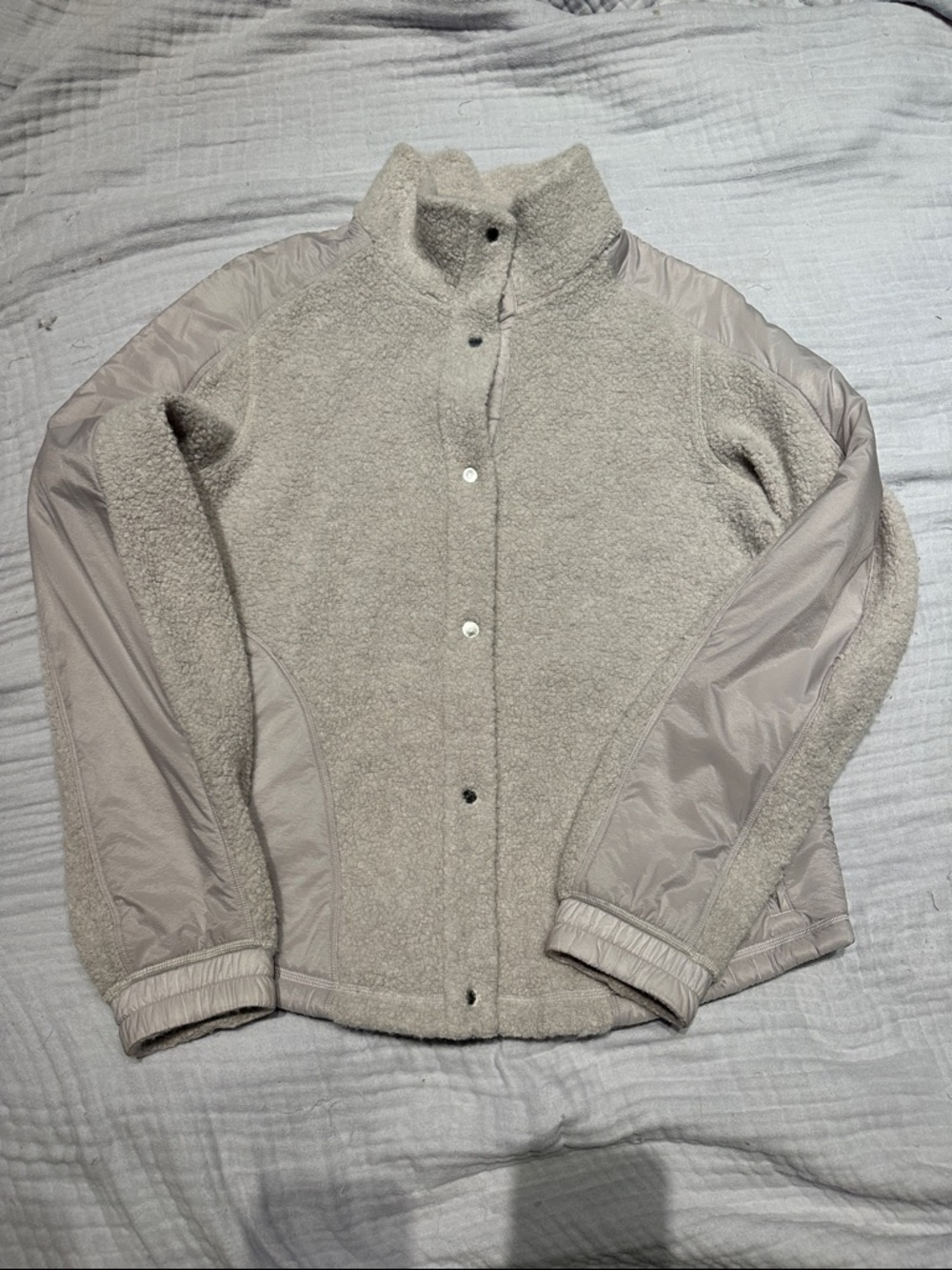 lululemon athletica Beige Teddy Jacket